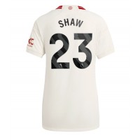 Manchester United Luke Shaw #23 Tredjedrakt Dame 2023-24 Kortermet